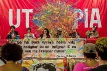 Mesa de debate sobre cultura. Foto: Cobertura Utópica