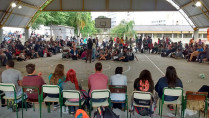 A Assembleia Estadual das Escolas Ocupadas acontece no Colégio Estadual Loureiro Fernandes, localizado no bairro Juvevê, em Curitiba / Ednubia Ghisi