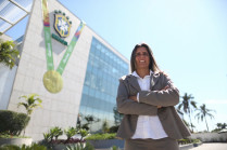Emily Lima, nova técnica da Seleção Feminina principal / Lucas Figueiredo/CBF